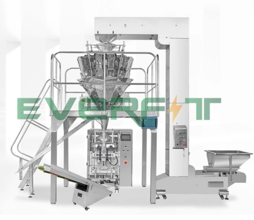 Fully automatic weighing and packaging machine