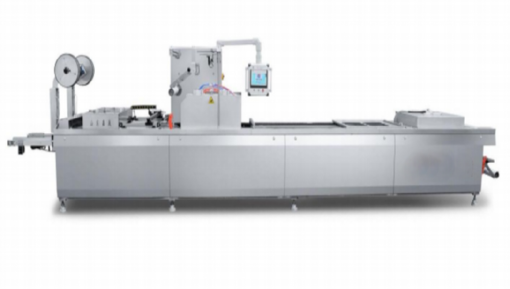 Fully automatic stretch film vacuu packaging machine